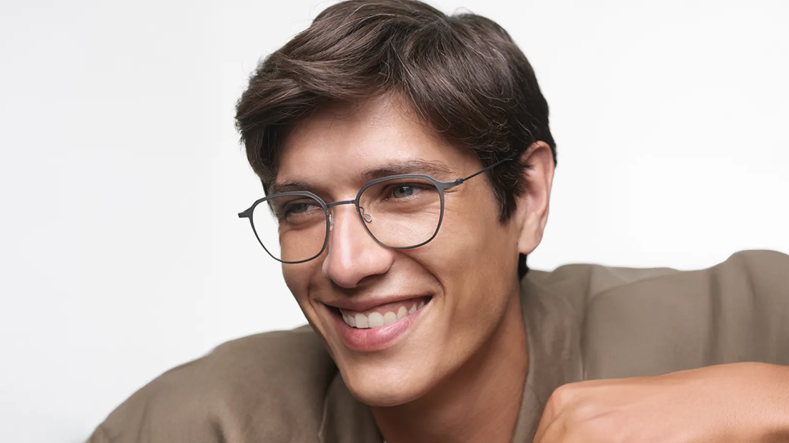 Lindberg Blok titanium eyeglasses on man