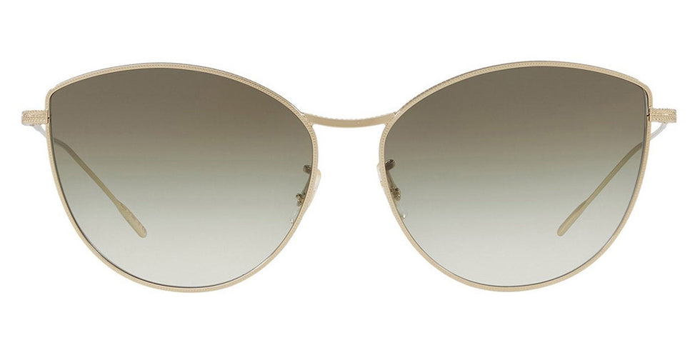 Oliver Peoples® Rayette OP 0OV1232S 50358E 60 - Gold / Clear Gradient Dark Green Sunglasses