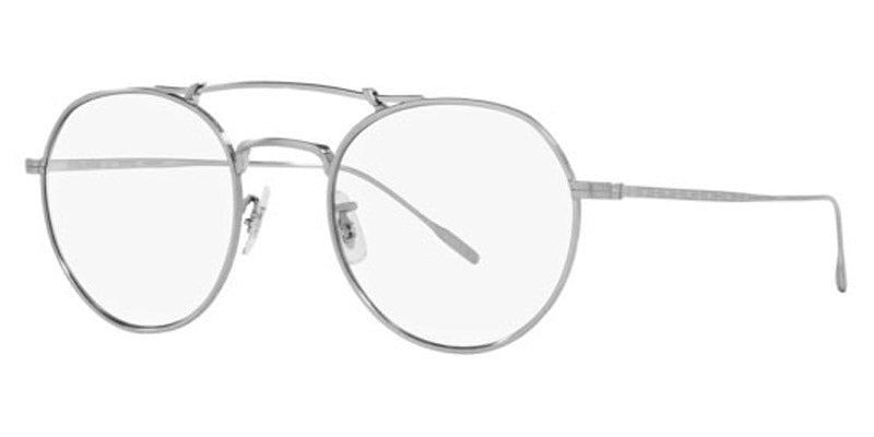 Oliver Peoples® Reymont OV1309ST 5254SB 49 - Brushed Silver/Blue Light Filter Eyeglasses