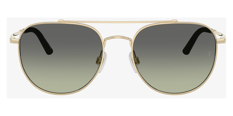 Oliver Peoples® R-10 OP 0OV1346S 52452A 54 - Brushed Gold / Forest Gradient Sunglasses