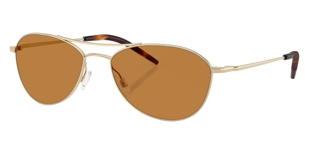 Oliver Peoples® Aero II OV1358S 503553 57 - Gold / Cognac Sunglasses