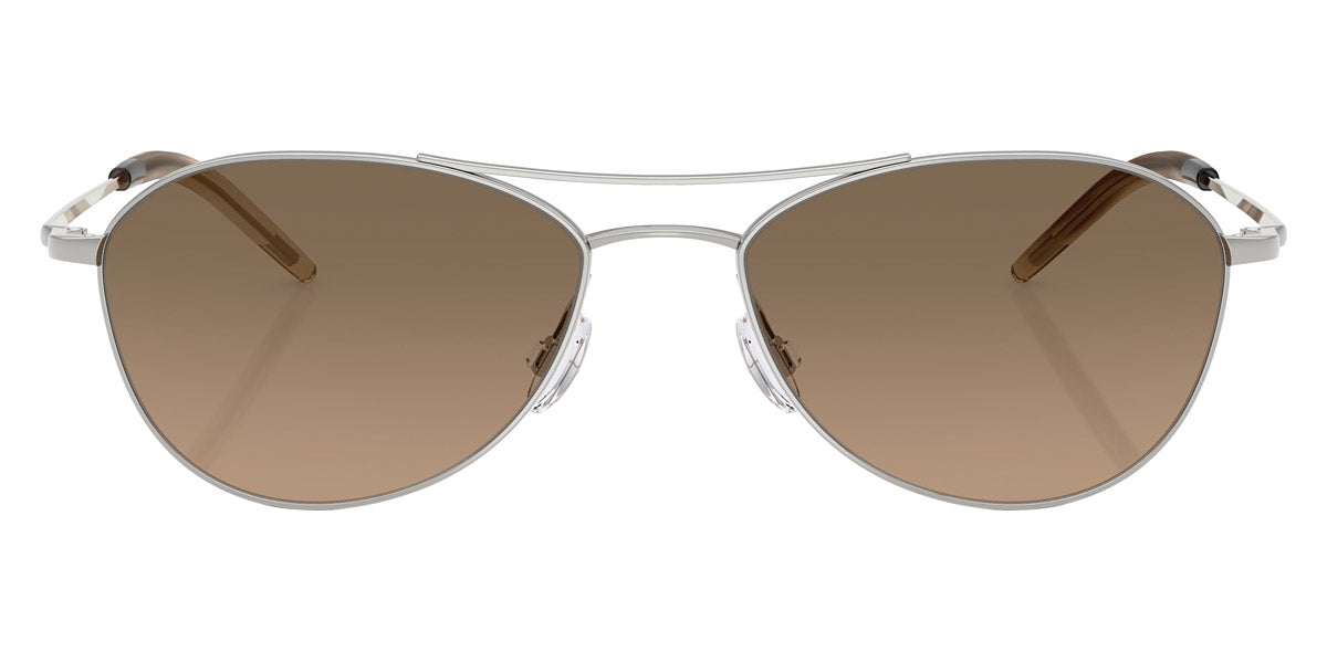 Oliver Peoples® Aero II OV1358S 5036GN 57 - Silver / Sandstone Gradient Polar Sunglasses