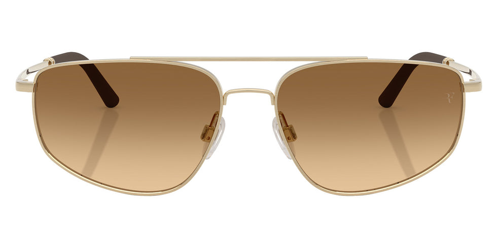 Oliver Peoples® R-14 OV1361S 524513 57 - Brushed Gold / Saddle Gradient To Dark Photochromic Sunglasses