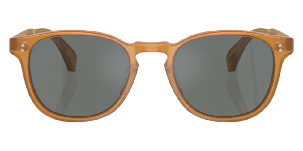 Oliver Peoples® Finley Esq. Sun (U) OV5298SU 1578W5 51 - Amber / Regal Blue Mirrored Sunglasses