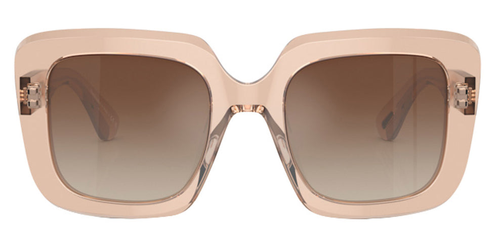 Oliver Peoples® Franca OV5443SU 1471Q1 52 - Blush / Dark Brown Gradient Mirrored Sunglasses