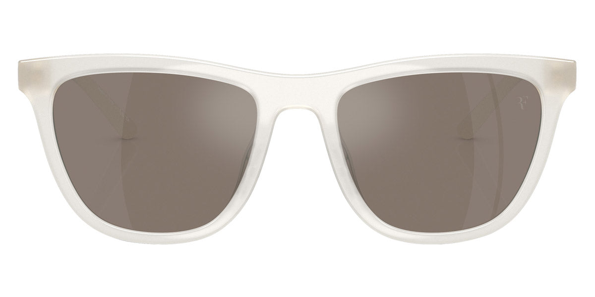 Oliver Peoples® R-9 OP 0OV5558SU 70077I 52 - Warm White / Sierra Flash Mirror Sunglasses