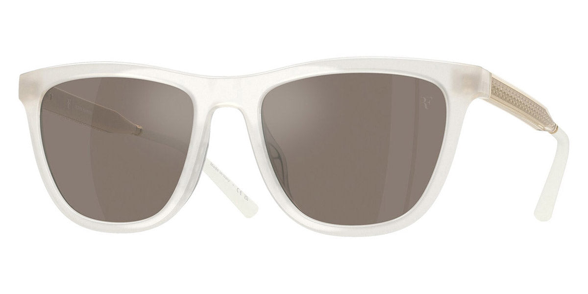 Oliver Peoples® R-9 OP 0OV5558SU 70077I 52 - Warm White / Sierra Flash Mirror Sunglasses