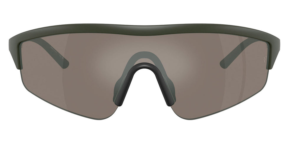 Oliver Peoples® R-7 OP 0OV5560S 70067I 36 - Semi-Matte Green Smoke / Sierra Flash Mirror Sunglasses