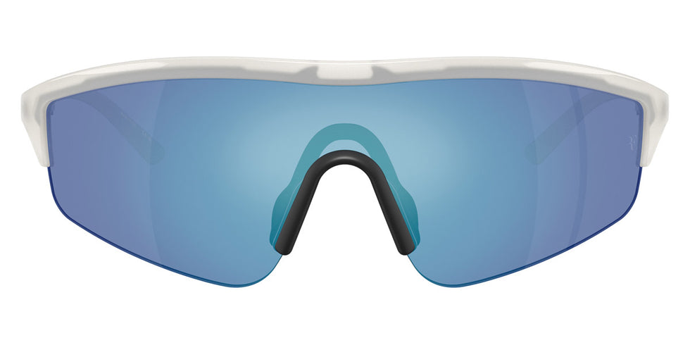 Oliver Peoples® R-7 OP 0OV5560S 700755 36 - Warm White / Marine Flash Mirror Sunglasses