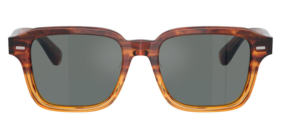 Oliver Peoples® Errisson Sun OP 0OV5562SU 1754W5 51 - Dark Amber Gradient / Regal Blue Sunglasses
