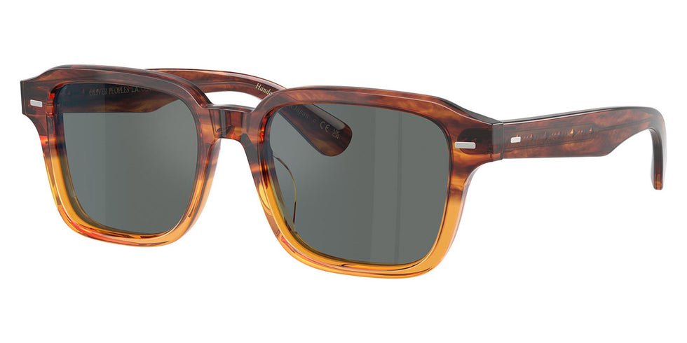 Oliver Peoples® Errisson Sun OP 0OV5562SU 1754W5 51 - Dark Amber Gradient / Regal Blue Sunglasses