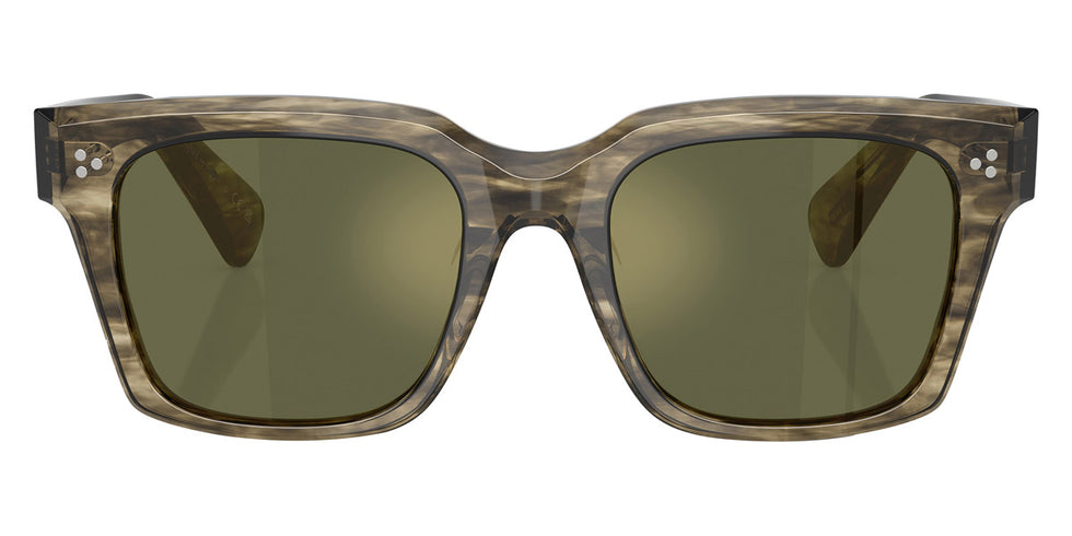 Oliver Peoples® Ollice OP 0OV5564SU 1735O8 52 - Soft Olive Bark / G-15 Goldtone Sunglasses