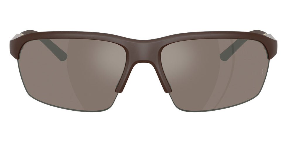 Oliver Peoples® R-6 OP 0OV5572S 70057I 65 - Semi-Matte Umber / Sierra Flash Mirror Sunglasses