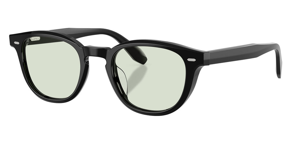 Oliver Peoples® N.09 OV5586SU 173121 46 - Black / Green Transition Photochromic Sunglasses