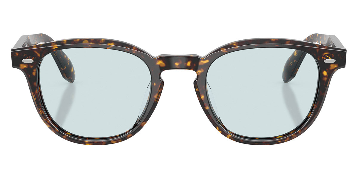 Oliver Peoples® N.09 OV5586SU 1741GH 46 - Atago Tortoise / Sky Blue Transition Photochromic Sunglasses