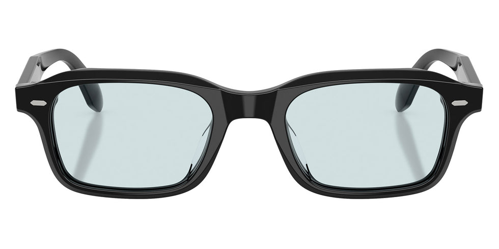Oliver Peoples® N.08 OV5588SU 1731GH 49 - Black / Sky Blue Transition Photochromic Sunglasses