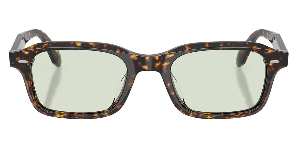Oliver Peoples® N.08 OV5588SU 174121 49 - Atago Tortoise / Green Transition Photochromic Sunglasses