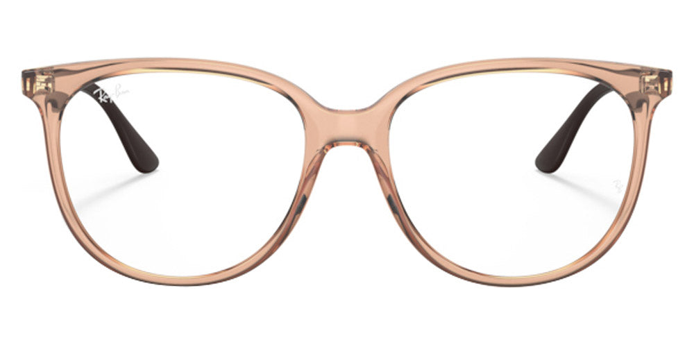 Ray-Ban® RX4378V RX4378V 8172 52 - Transparent Brown Eyeglasses