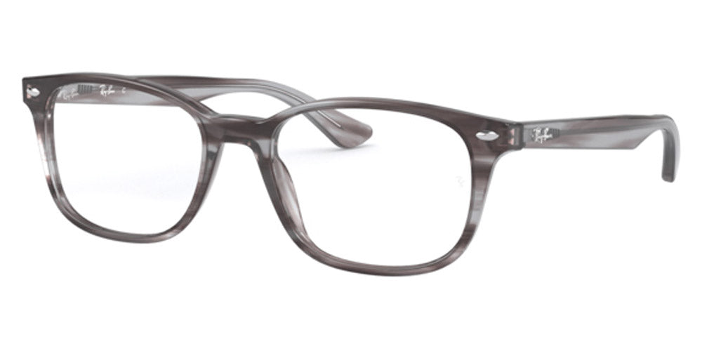 Ray-Ban® RX5375 RX5375 2034 56 - Black On Transparent Eyeglasses