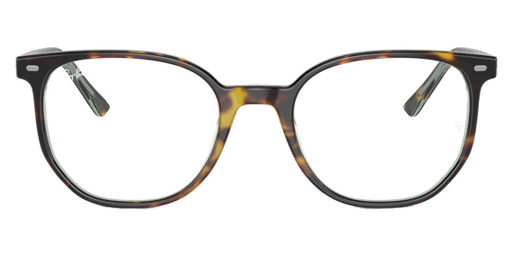 Ray-Ban® Elliot RX5397 RX5397 8249 52 - Havana on Transparent Green Eyeglasses