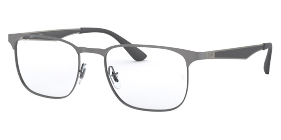 Ray-Ban® RX6363 RX6363 2861 54 - Black On Silver Eyeglasses