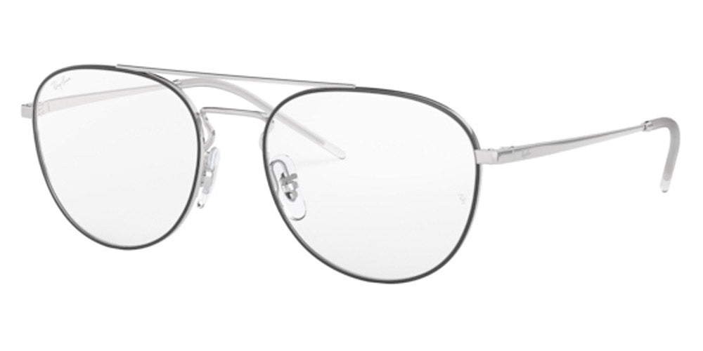 Ray-Ban® RX6414 RX6414 2983 55 - Black On Silver Eyeglasses