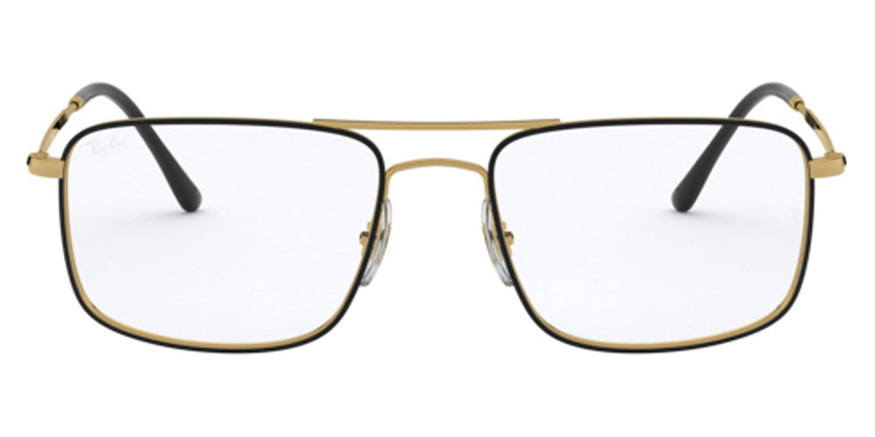 Ray-Ban® RX6434 RX6434 2946 53 - Black On Gold Eyeglasses