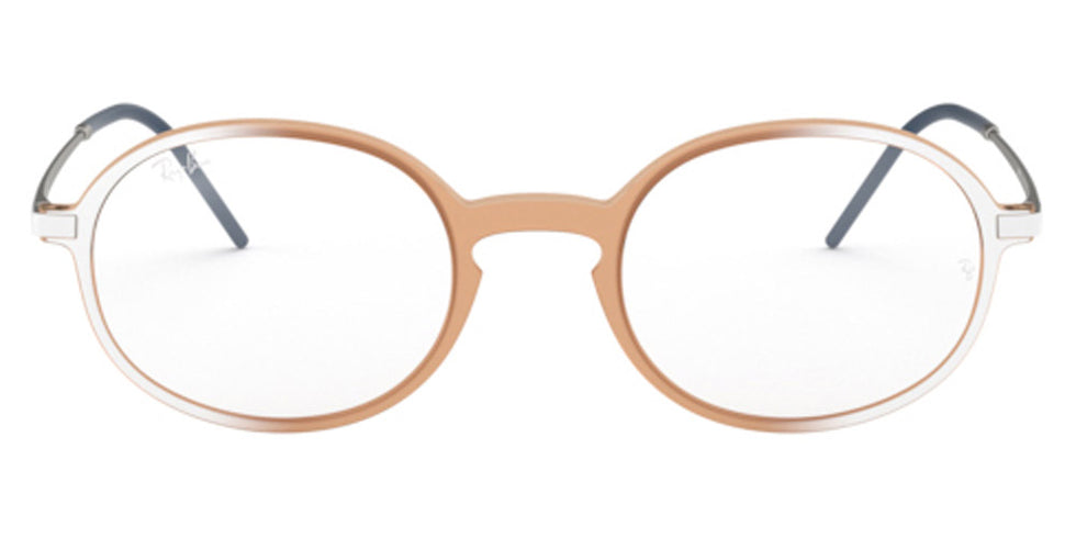 Ray-Ban® RX7153 RX7153 5792 52 - Light Brown Eyeglasses