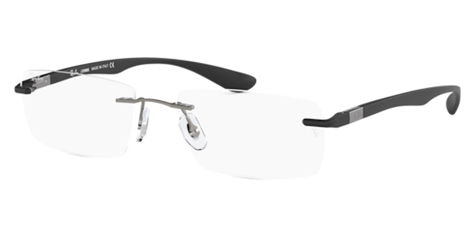 Ray-Ban® RX8724 RX8724 1128 56 - Matte Dark Gunmetal Eyeglasses