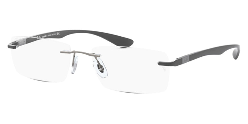 Ray-Ban® RX8724 RX8724 1218 56 - Gunmetal Matt Black Eyeglasses