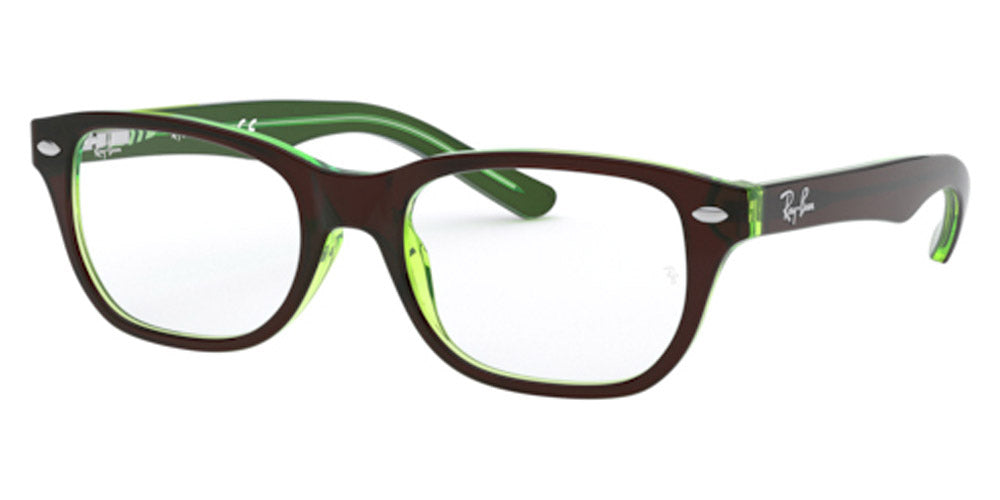 Ray-Ban® RY1555 RY1555 3665 48 - Brown On Green Fluorescent Eyeglasses
