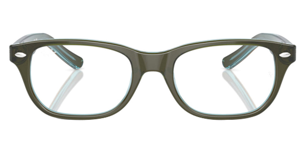 Ray-Ban® RY1555 RY1555 3946 46 - Top Green & Orange & Light Blue Eyeglasses