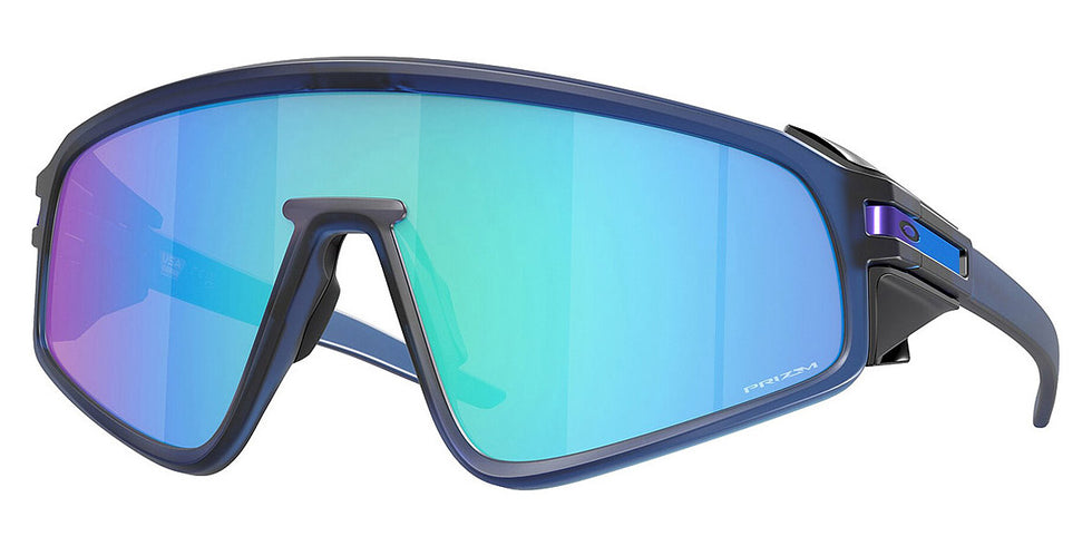 Oakley® 0OO9404 - Latch panel 0OO9404 940406 35 - Matte transparent navy/Prizm sapphire Sunglasses