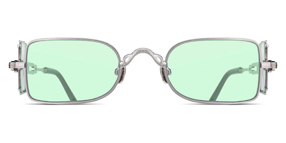 Matsuda® 10611H MTD 10611H Palladium White/Café Green 48 - Palladium White / Café Green Sunglasses