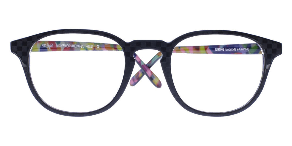 Wissing® 3142 L WIS 3142 L 9013 1639RE15/MU3099VRE15 48 - Eyeglasses