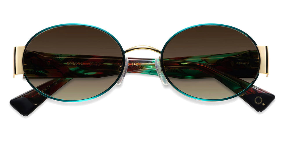 Etnia Barcelona® BRENDA 4 BRENDA 53S GRGD - GRGD Green/Gold Sunglasses