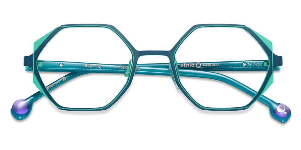 Etnia Barcelona® EVE 4 EVE 49O TQ - TQ Blue/Turquoise Eyeglasses
