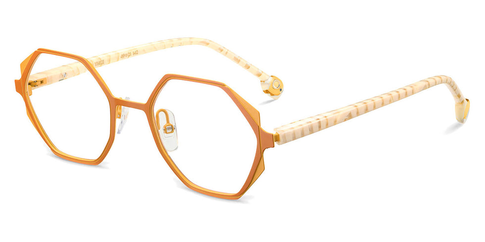 Etnia Barcelona® EVE 4 EVE 49O YWZE - YWZE Yellow/Zebra Eyeglasses
