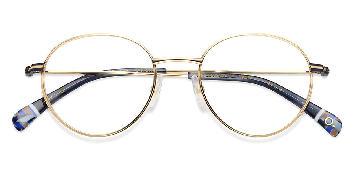 Etnia Barcelona® LE MARAIS III 4 LEMAR3 49O GDDB 49 - GDDB Gold/Blue Eyeglasses
