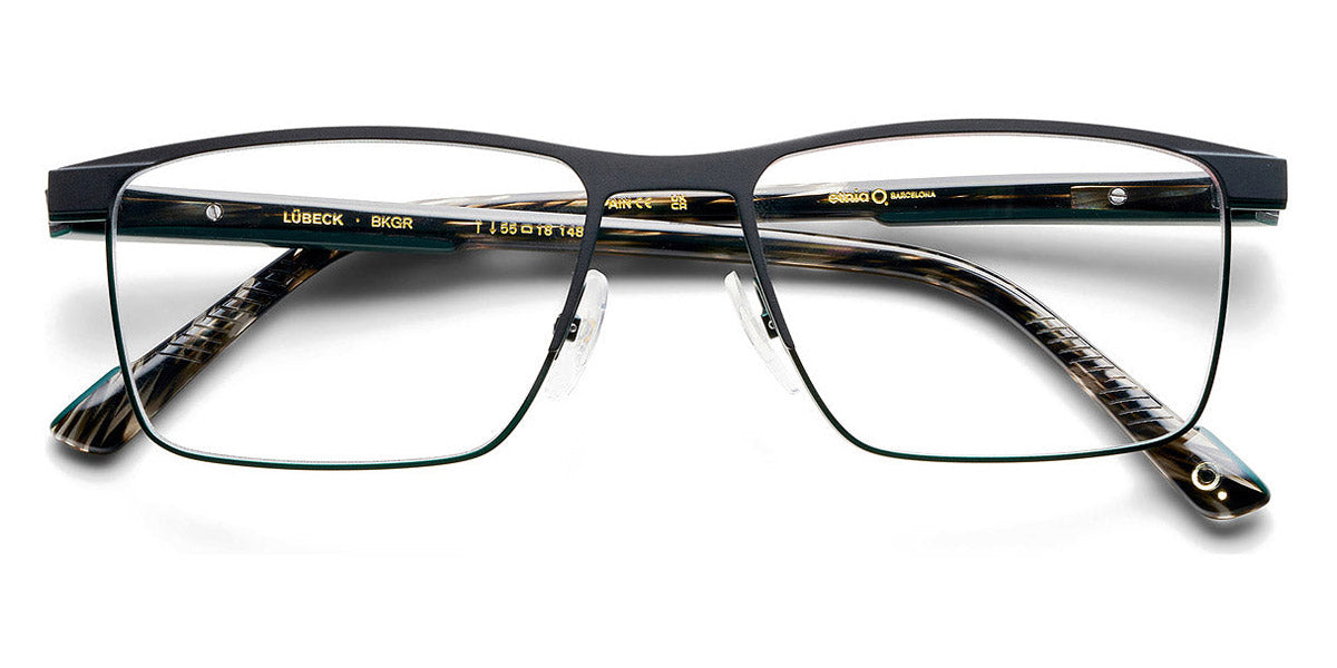 Etnia Barcelona® LUBECK 4 LUBECK 53O BKGR 55 - BKGR Black/Green Eyeglasses