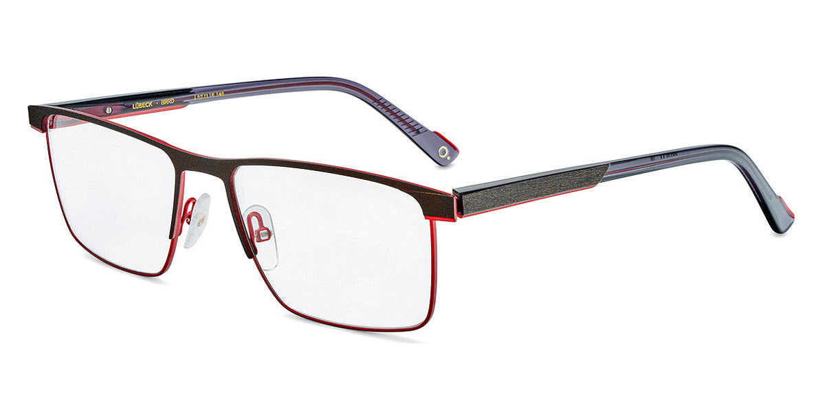 Etnia Barcelona® LUBECK 4 LUBECK 55O BRRD 55 - BRRD Brown/Red Eyeglasses