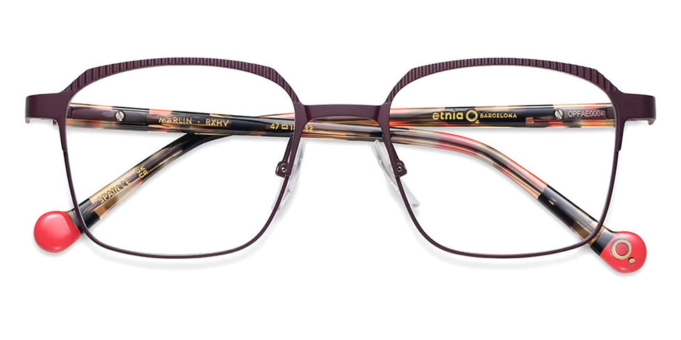 Etnia Barcelona® MARLIN 4 MARLIN 47O BXHV - BXHV Maroon/Havana Eyeglasses