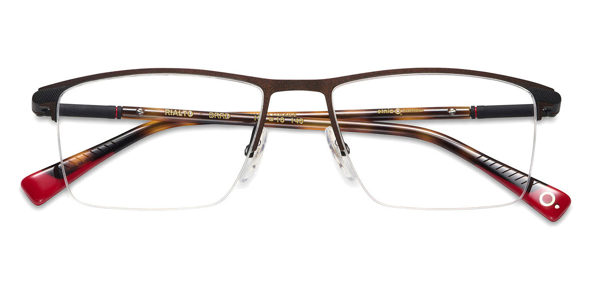 Etnia Barcelona® RIALTO 4 RIALTO 59O BRRD - BRRD Brown/Red Eyeglasses