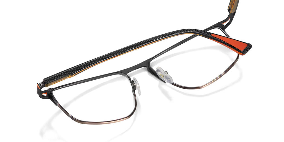 Etnia Barcelona® SCHUMACHER 4 SCHUMA 58O BKOG - BKOG Black/Orange Eyeglasses