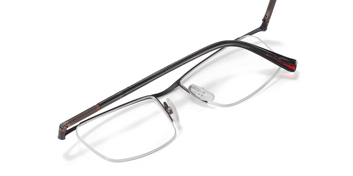 Etnia Barcelona® TESLA 4 TESLA 55O BKRD - BKRD Black/Red Eyeglasses