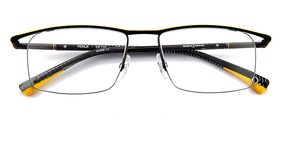 Etnia Barcelona® TESLA 4 TESLA 55O BKYW - BKYW Black/Yellow Eyeglasses
