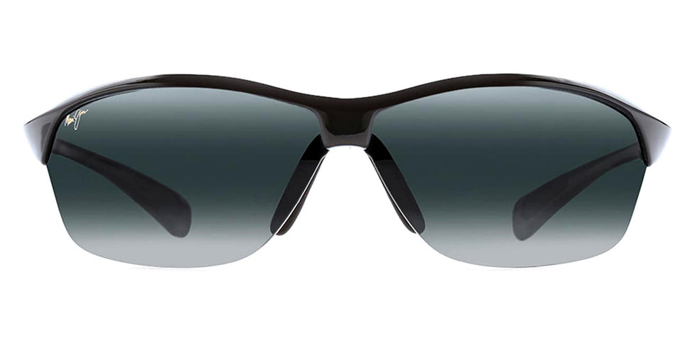 Maui Jim® Hot Sands 426-02 - Gloss Black / Neutral Grey Sunglasses