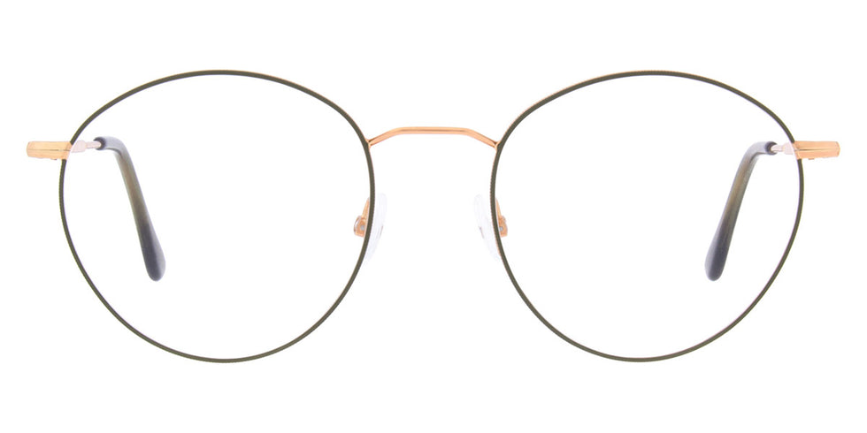 Andy Wolf® 4734 ANW 4734 7 50 - Rosegold/Green Eyeglasses