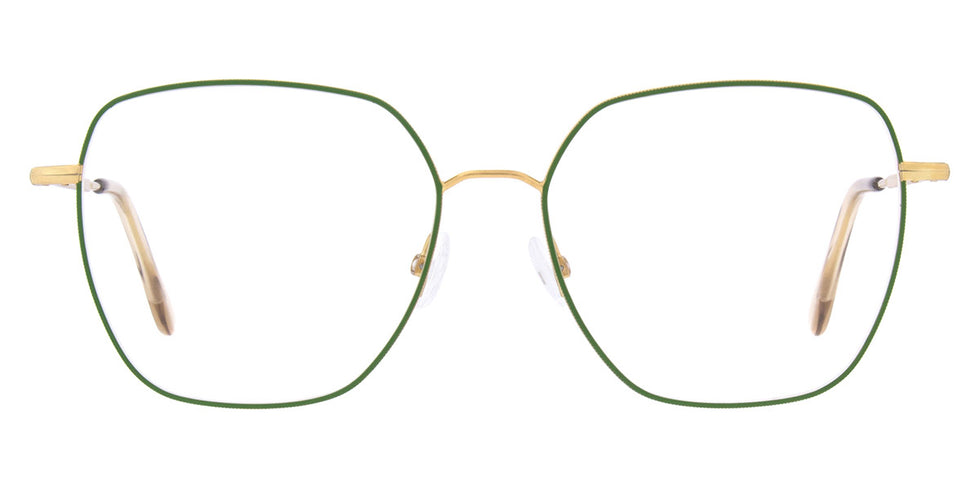 Andy Wolf® 4771 ANW 4771 14 52 - Gold/Green Eyeglasses