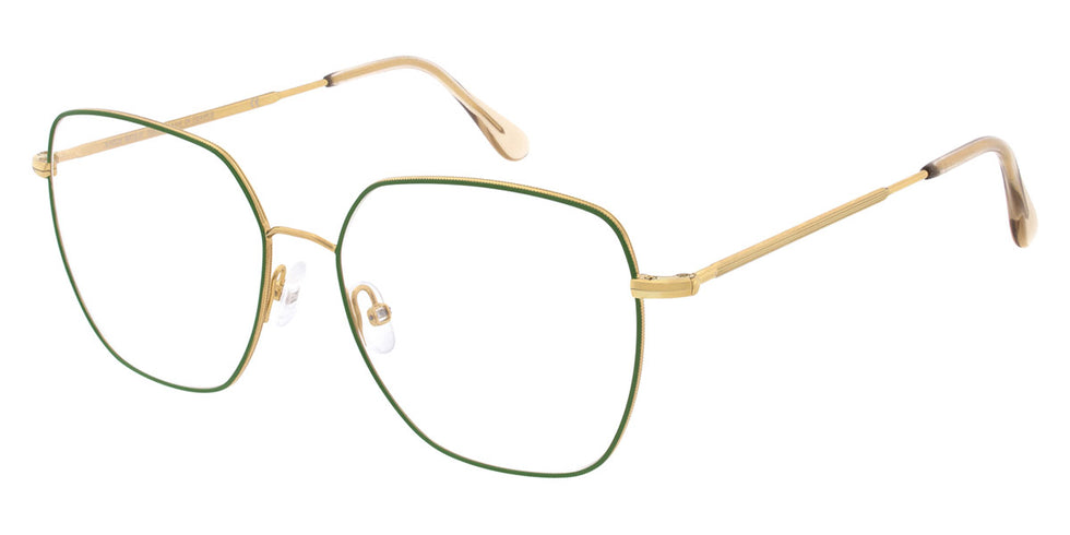 Andy Wolf® 4771 ANW 4771 14 52 - Gold/Green Eyeglasses